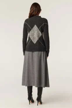 Aberdeen Argyle Jumper - Charcoal