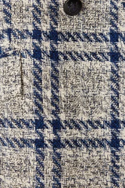 Alix Jacket - Navy Check