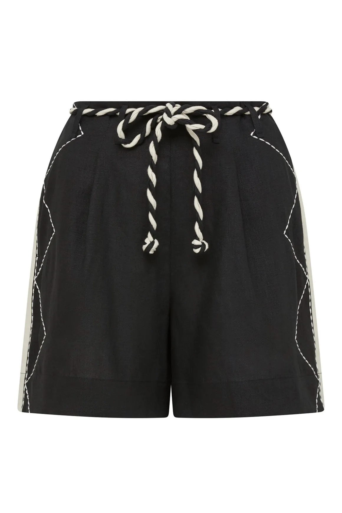 Ally Embroidered Short - Black