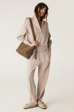 Amsterdam Track Pant - Stone