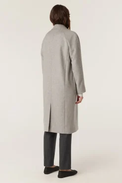 Anderson Wool Coat - Grey Marle