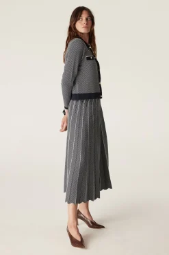 Astoria Crepe Jacket - Navy