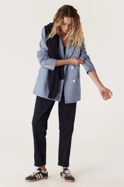 Austin Pinstripe Blazer - Blue Pinstripe