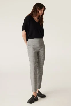 Bell Check Pant - Natural Check