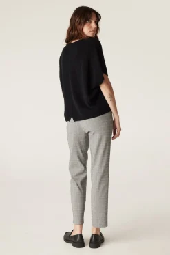 Bell Check Pant - Natural Check