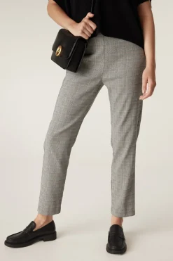 Bell Check Pant - Natural Check