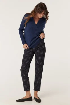 Bell Geo Pant - Navy Diamond