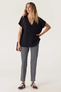 Bell Geo Pant - Navy Print