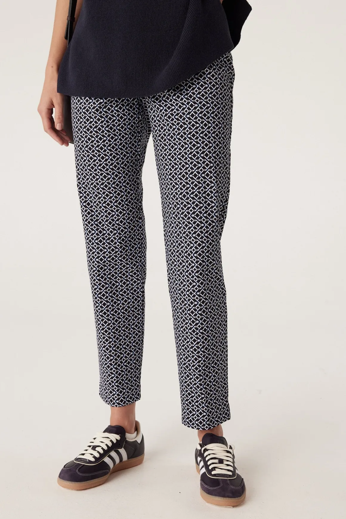 Bell Geo Pant - Navy Print