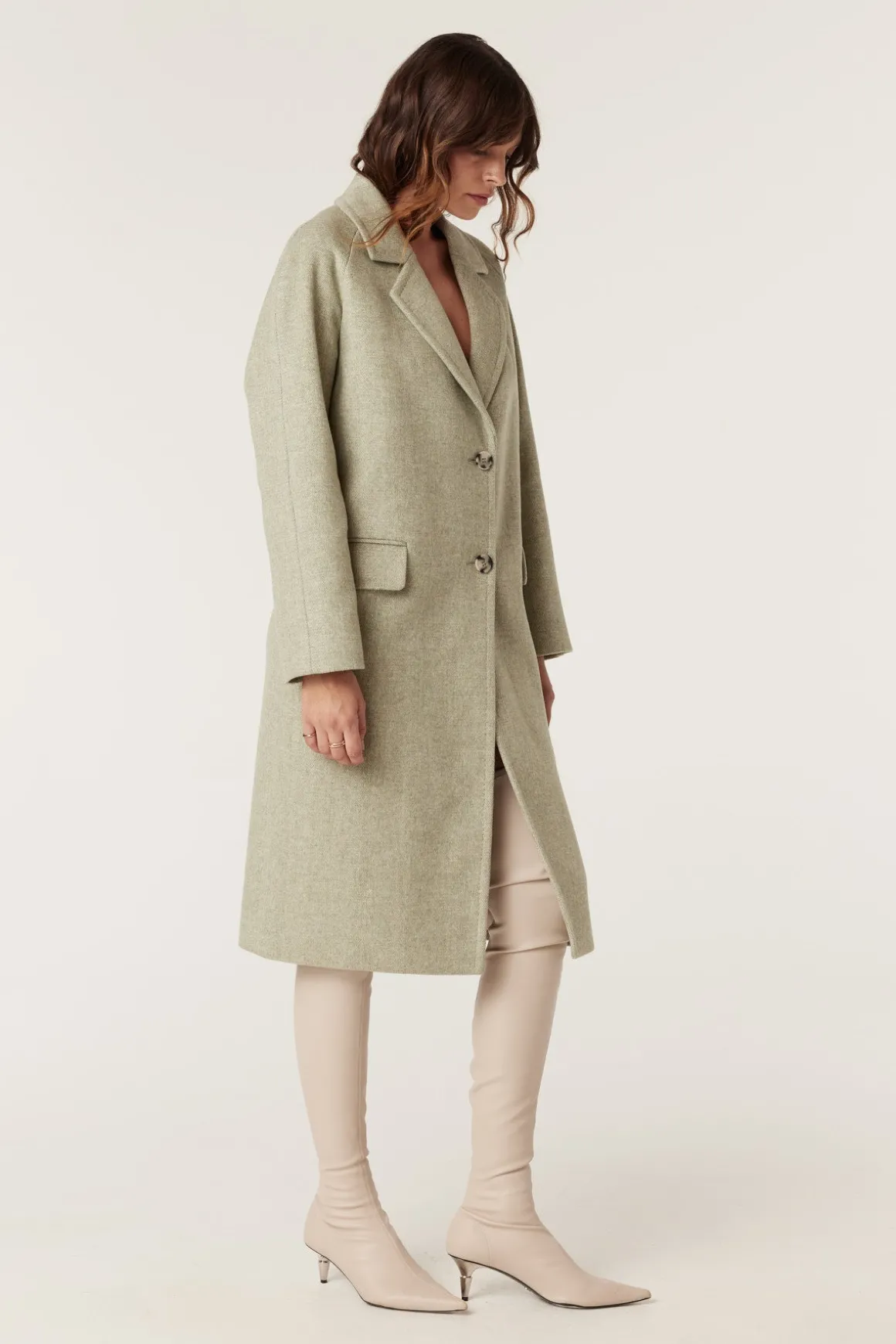Bradley Coat - Pistachio Green