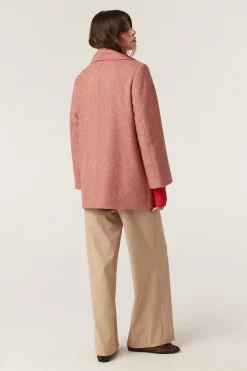 Brenan Coat - Red Twill