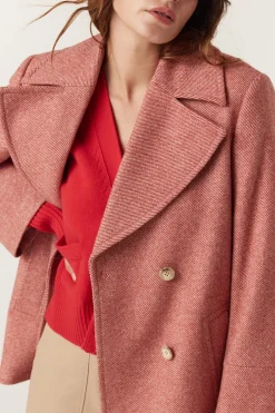 Brenan Coat - Red Twill
