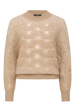 Cashwool Batwing Jumper - Latte
