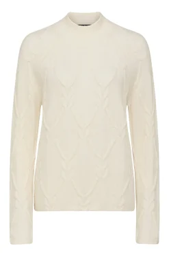 Cashwool Cable Jumper - Milk