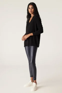 Coated Legging  - Ink