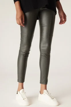 Coated Legging  - Khaki