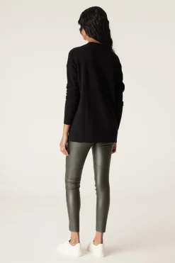 Coated Legging  - Khaki