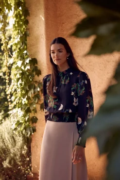 Colette Blouse - Wild Flower Print