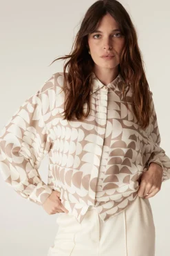 Dune Blouse - Half Moon Print
