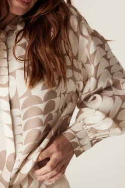 Dune Blouse - Half Moon Print