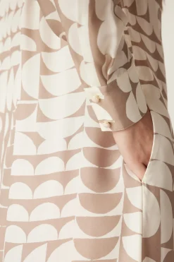 Dune Dress - Half Moon Print