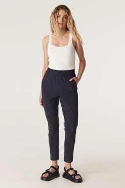 Elle Slouch Pant - Navy
