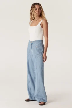 Ellie Pant - Chambray