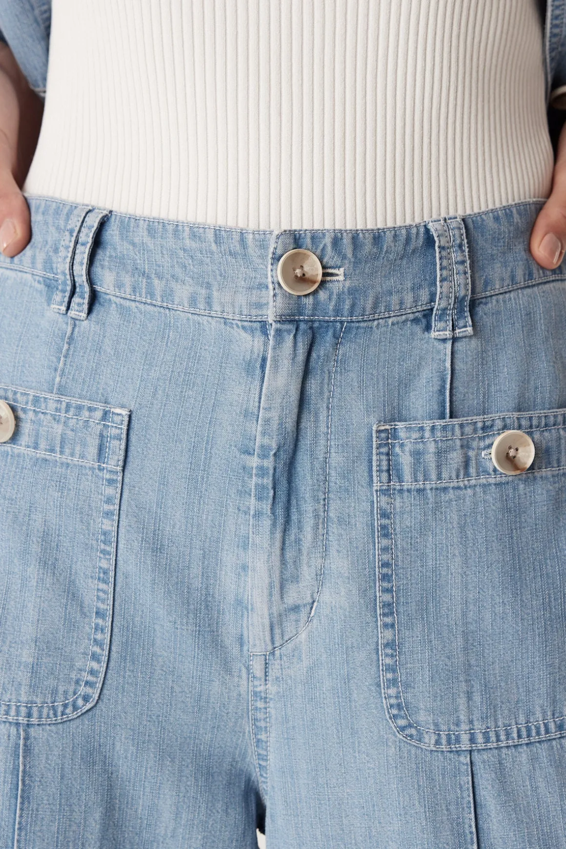 Ellie Pant - Chambray