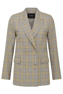 Elton Blazer - Yellow Check