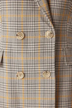 Elton Blazer - Yellow Check