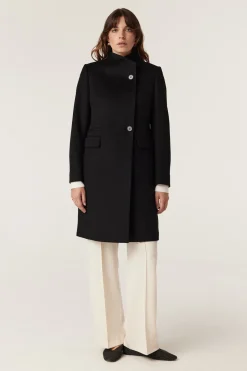 Eton Wool Coat - Black