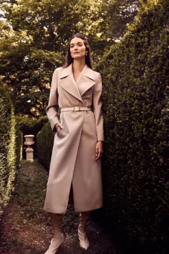 Evans Wool Coat - Pebble