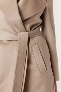 Evans Wool Coat - Pebble