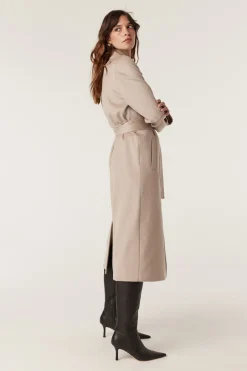 Evans Wool Coat - Pebble