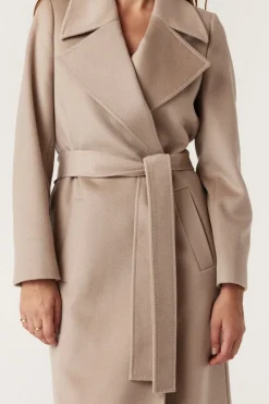 Evans Wool Coat - Pebble
