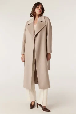 Evans Wool Coat - Pebble