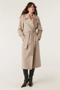 Evans Wool Coat - Pebble