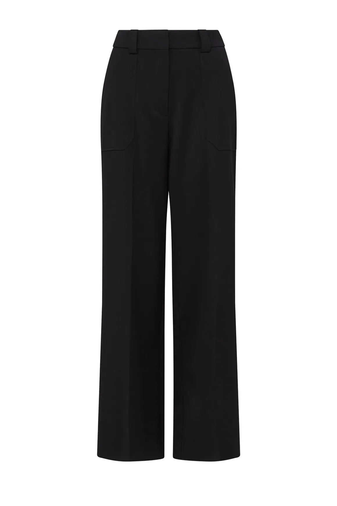 Evie Wide Leg Pant - Black