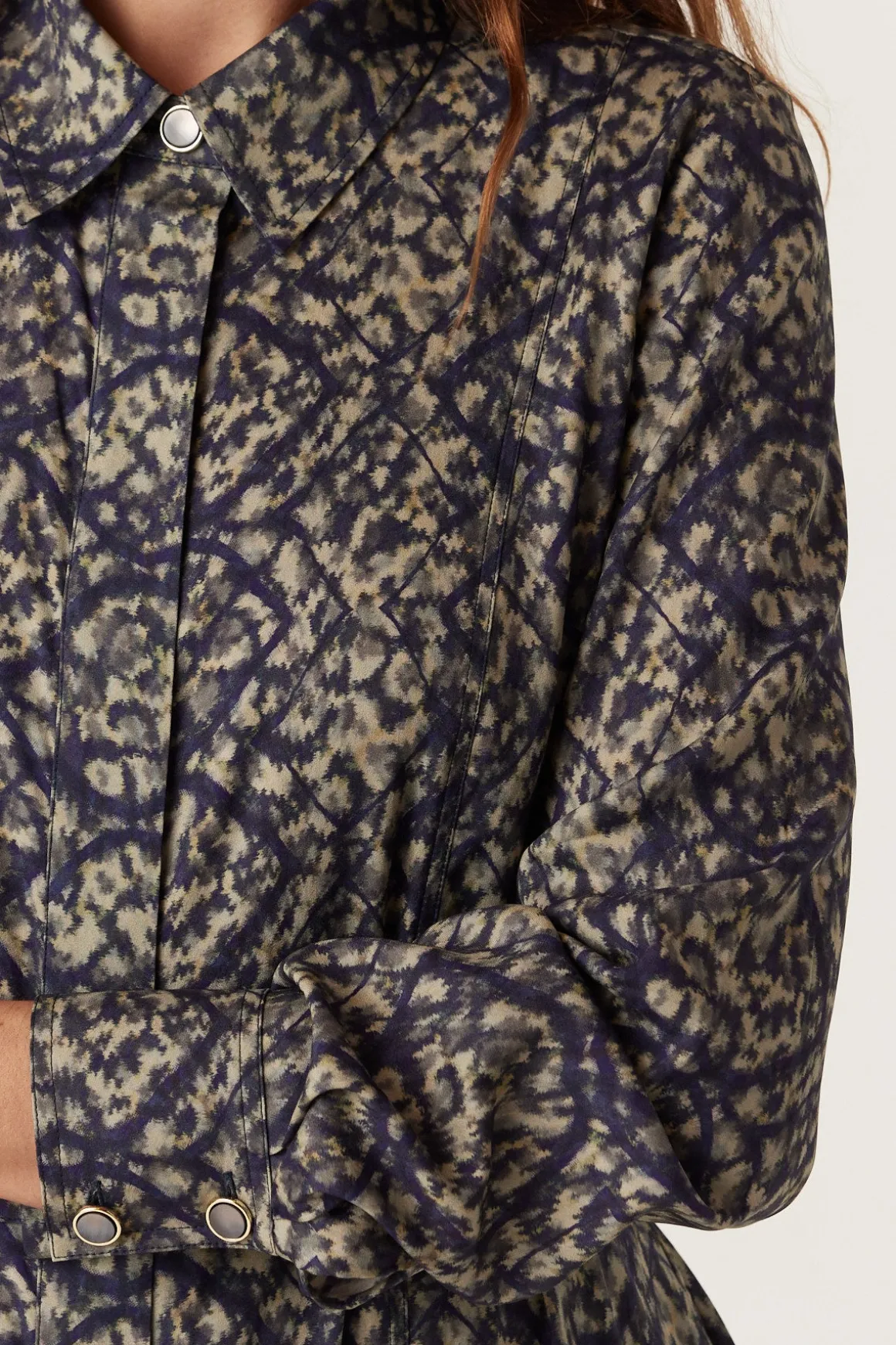 Grace Midi Dress - Reptile Print
