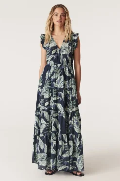 Havana Maxi Dress - Navy Floral