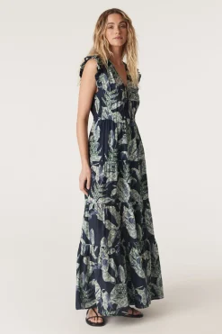 Havana Maxi Dress - Navy Floral