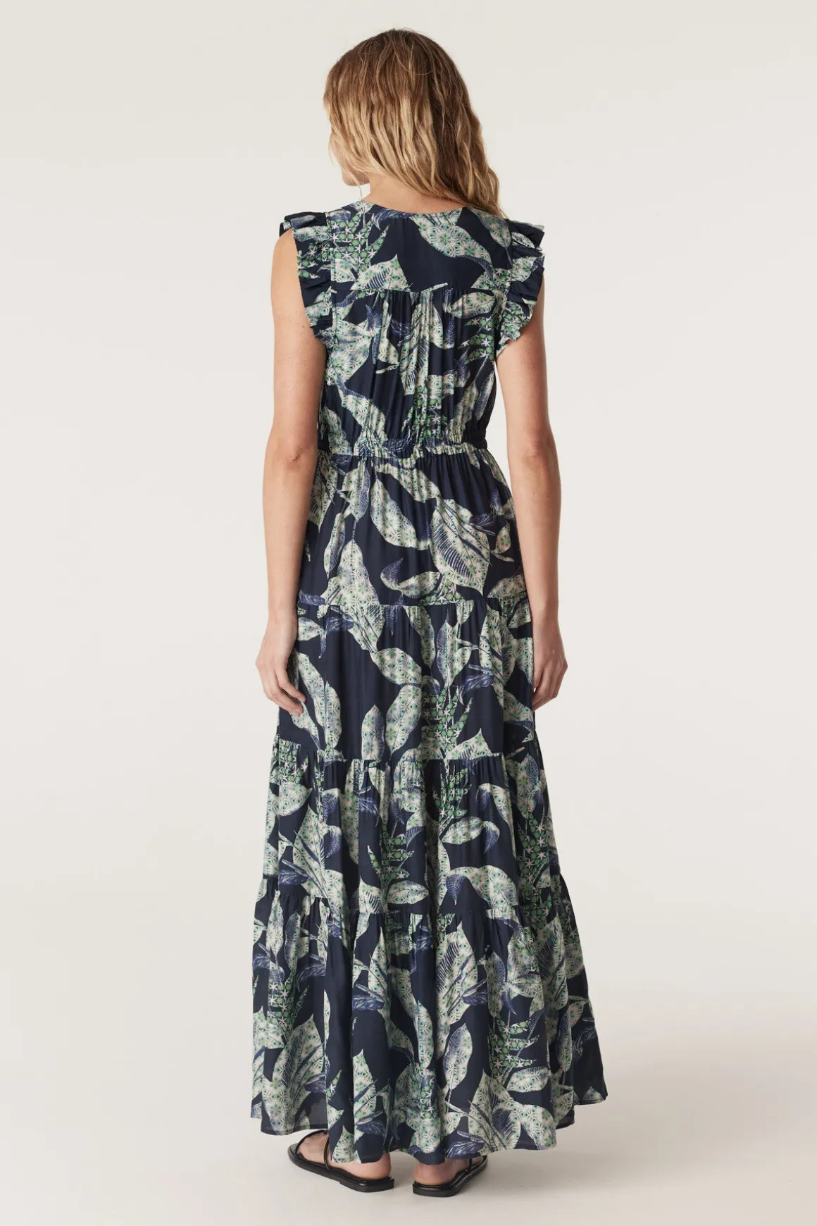 Havana Maxi Dress - Navy Floral