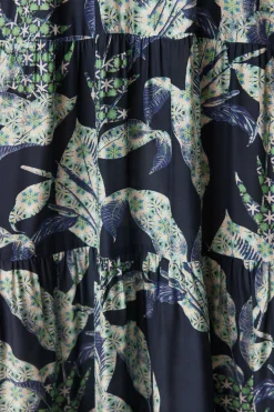 Havana Maxi Dress - Navy Floral
