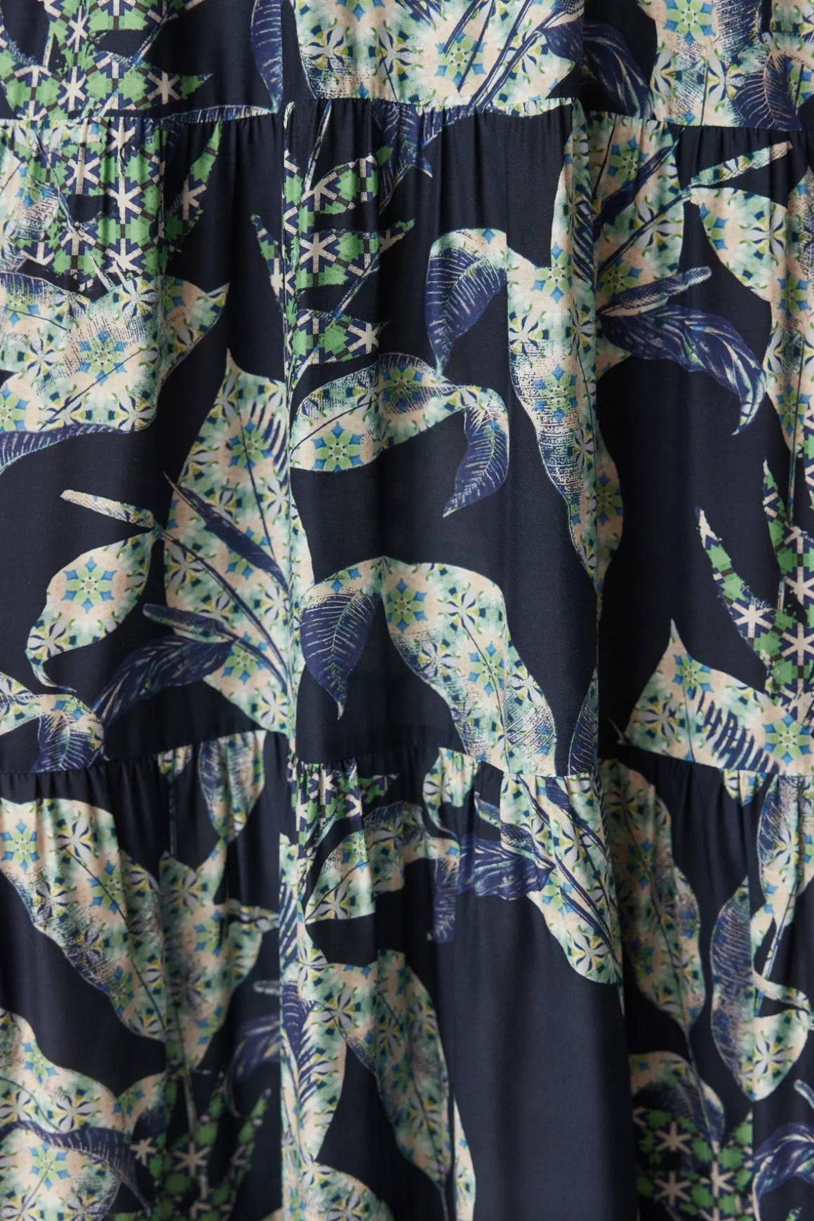 Havana Maxi Dress - Navy Floral