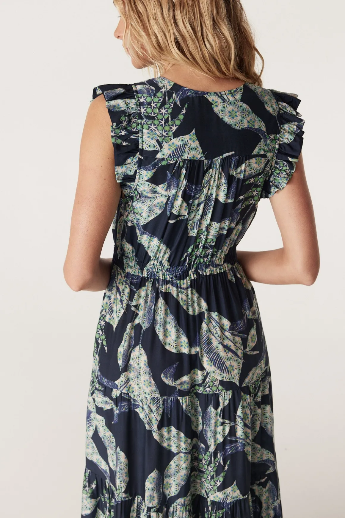 Havana Maxi Dress - Navy Floral
