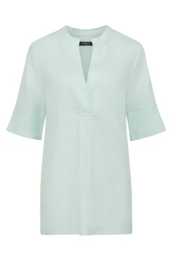 Hayward Linen Blouse - Seafoam