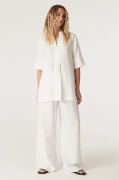 Hayward Linen Blouse - White