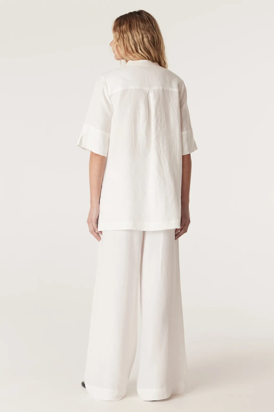 Hayward Linen Blouse - White