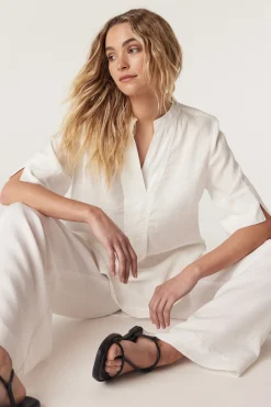 Hayward Linen Blouse - White