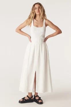 Hayward Linen Skirt - White